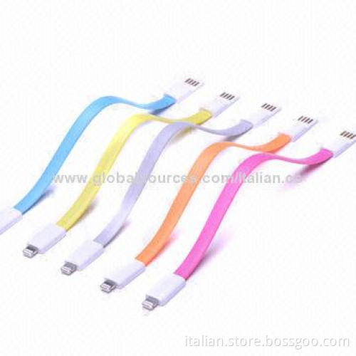 Flat Magnet USB Cable for iPhone 5